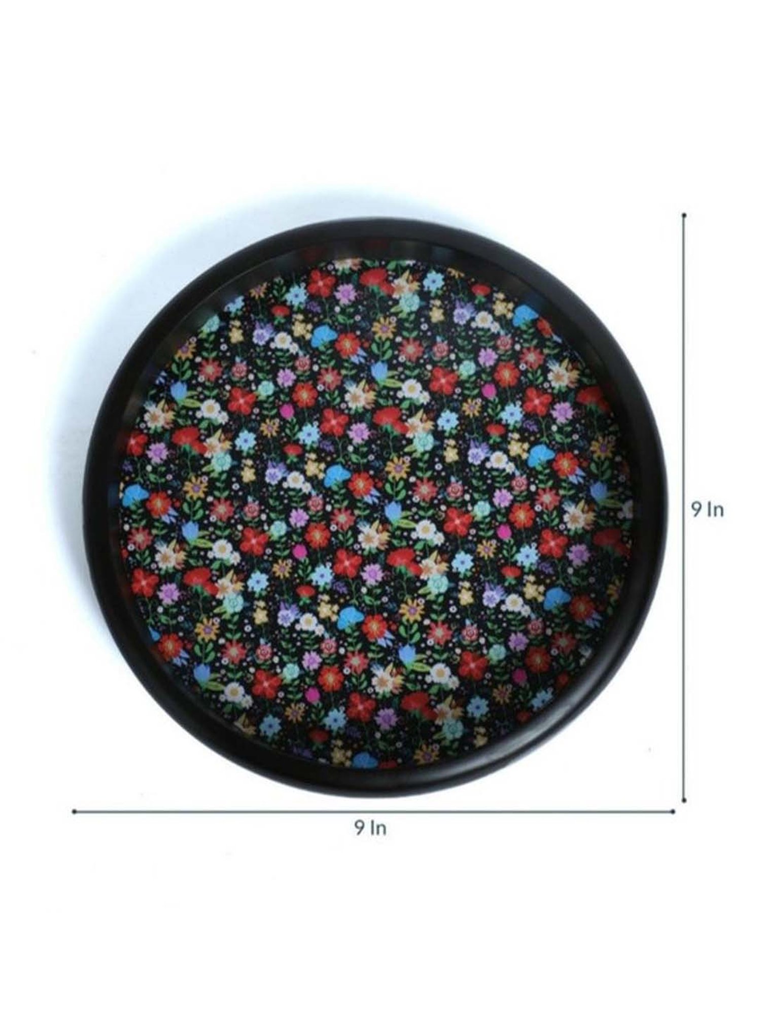 Karo Tapi Printed Multicolor Wood Small Tray