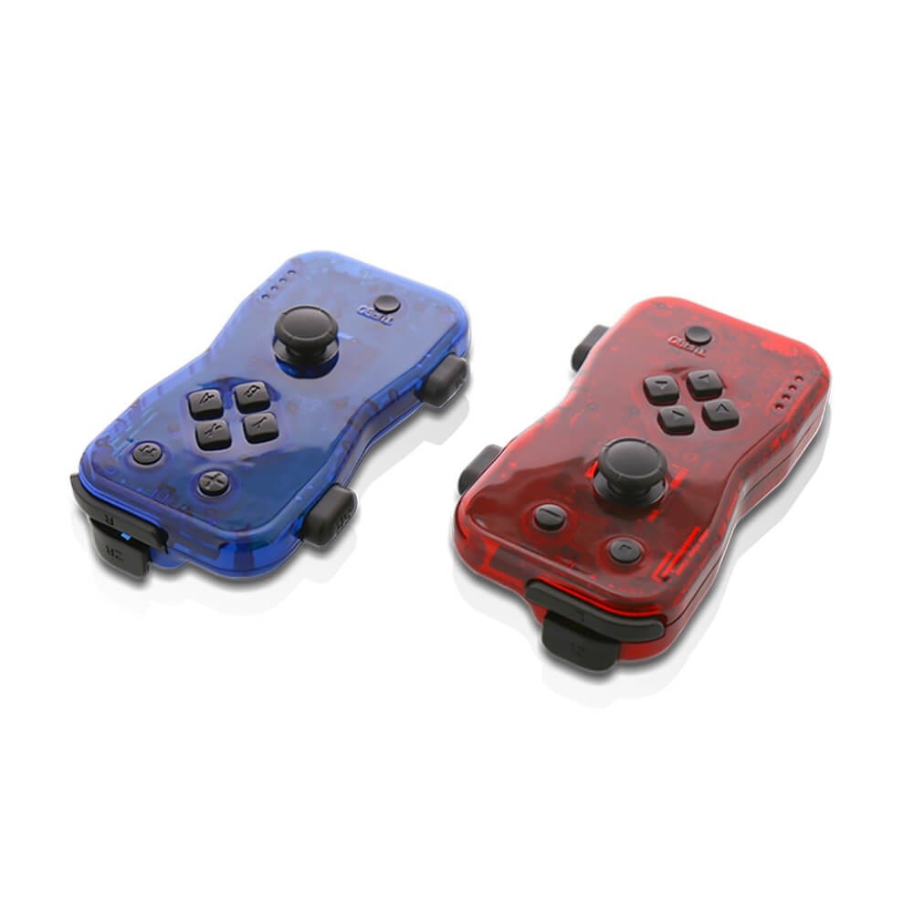 Nyko Dualies ? Pair of Motion Controllers with Included USB Type-C Charging Cable, Joy-Con Alternative for Nintendo Switch Red/Blue