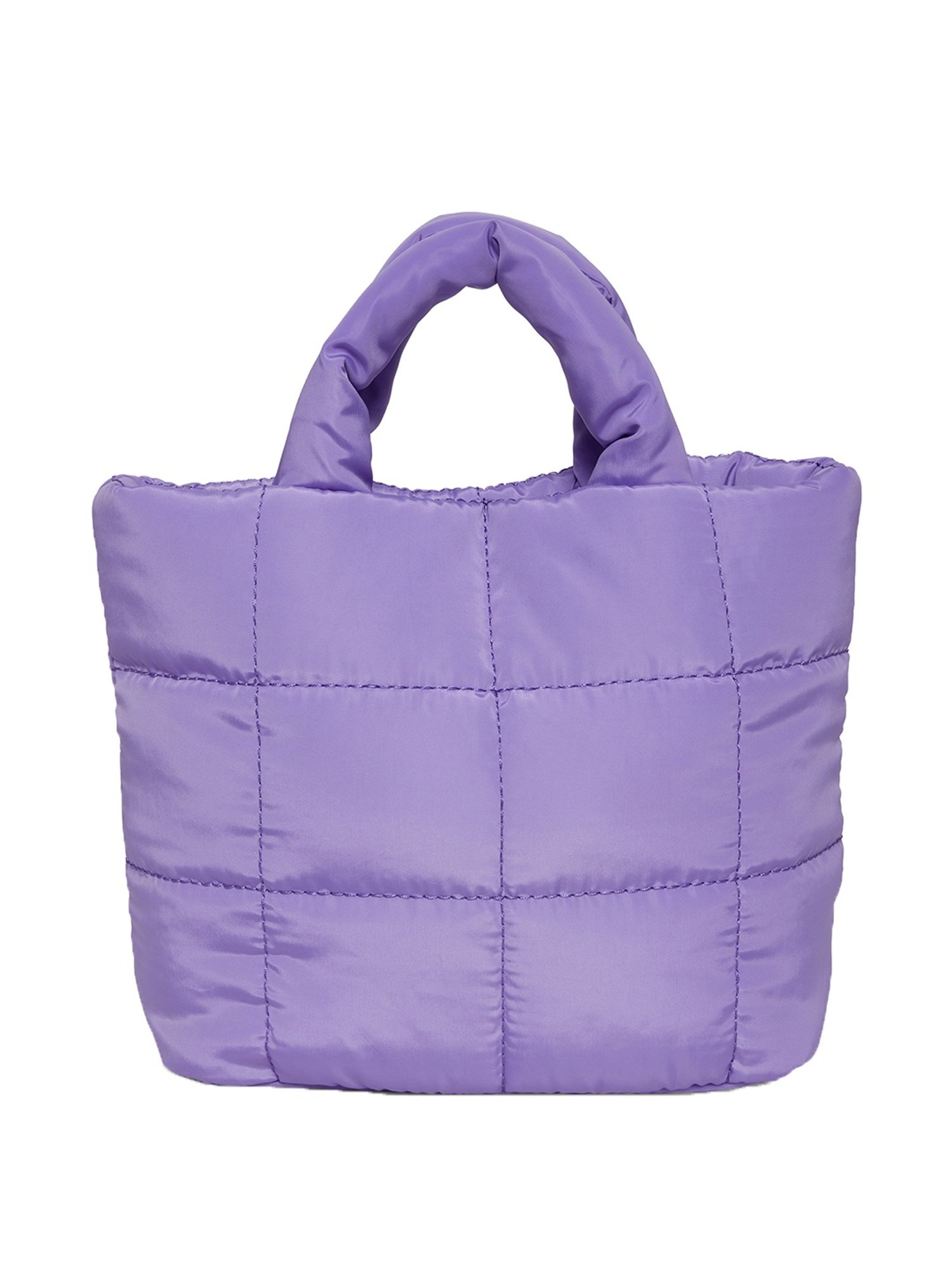 Call It Spring DAYDREAMER530 Purple Quilted Medium Tote Handbag