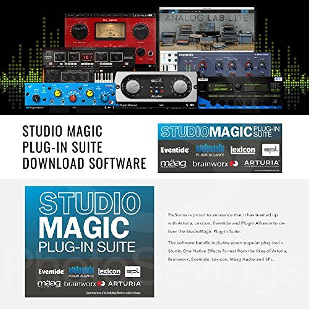 PreSonus AudioBox iTwo 2x2 USB/iPad Recording System with PreSonus Eris E3.5 Multimedia Reference Monitors, Samson Microphone, and Deluxe Bundle