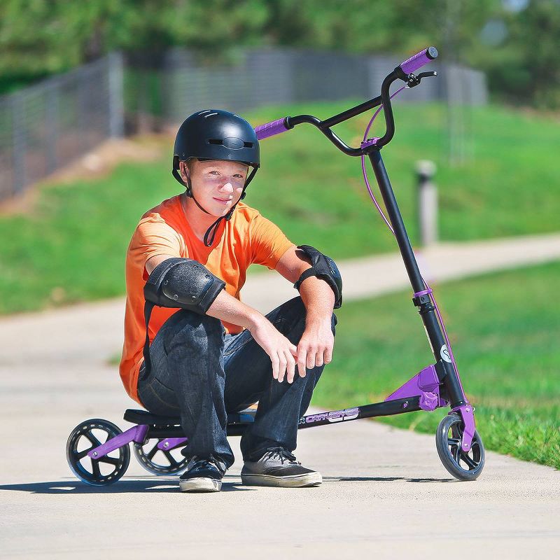 Y-Volution Y-Fliker C5 Carver Scooter - Purple