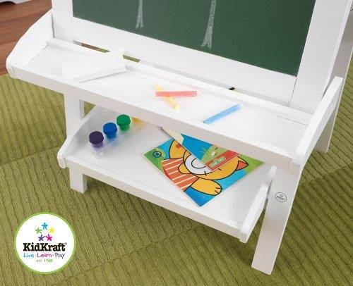 KidKraft Deluxe Wood Easel White - 62040