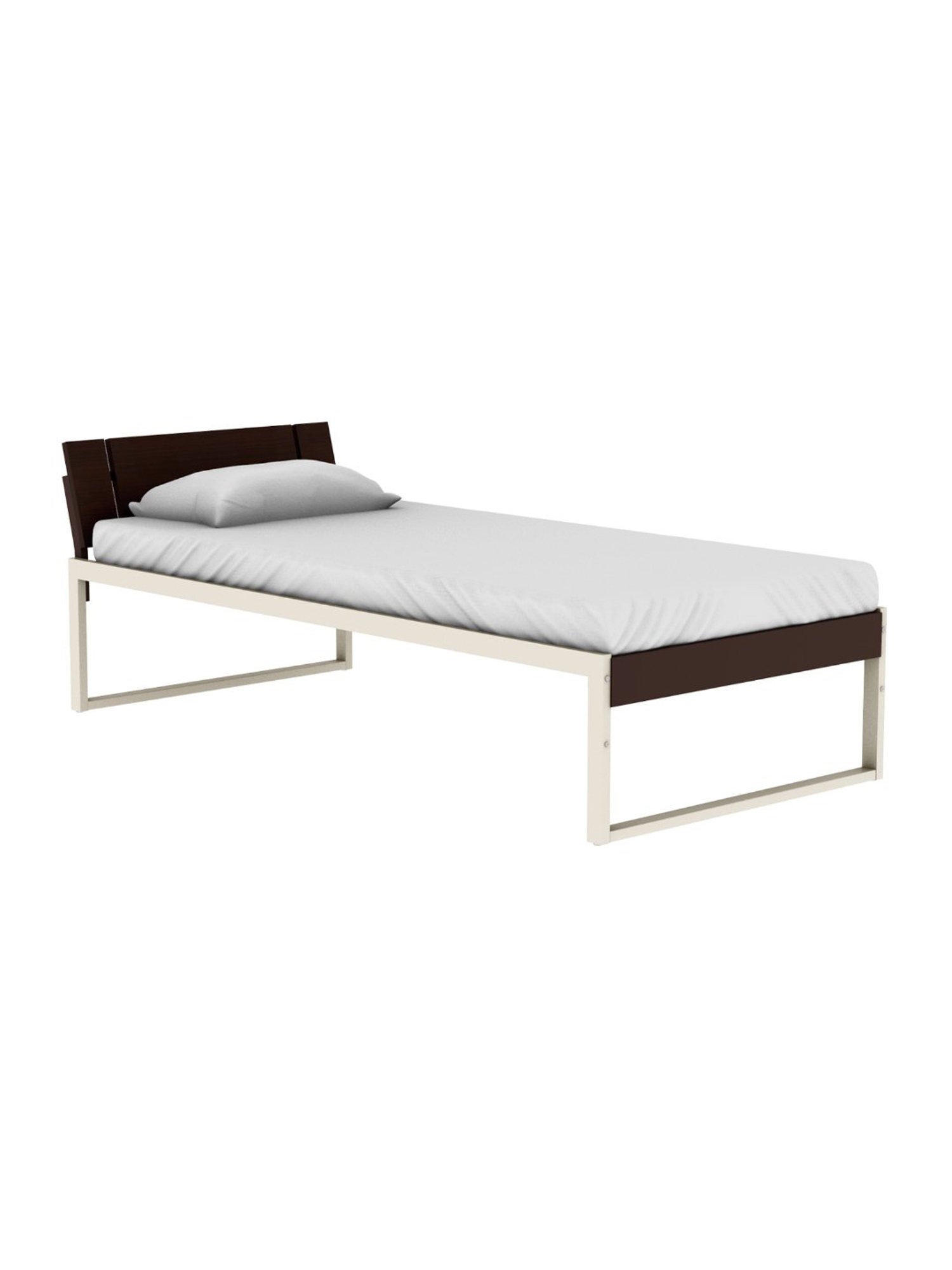 Nilkamal Riva Black Engineered Wood King Size Bed with Storage