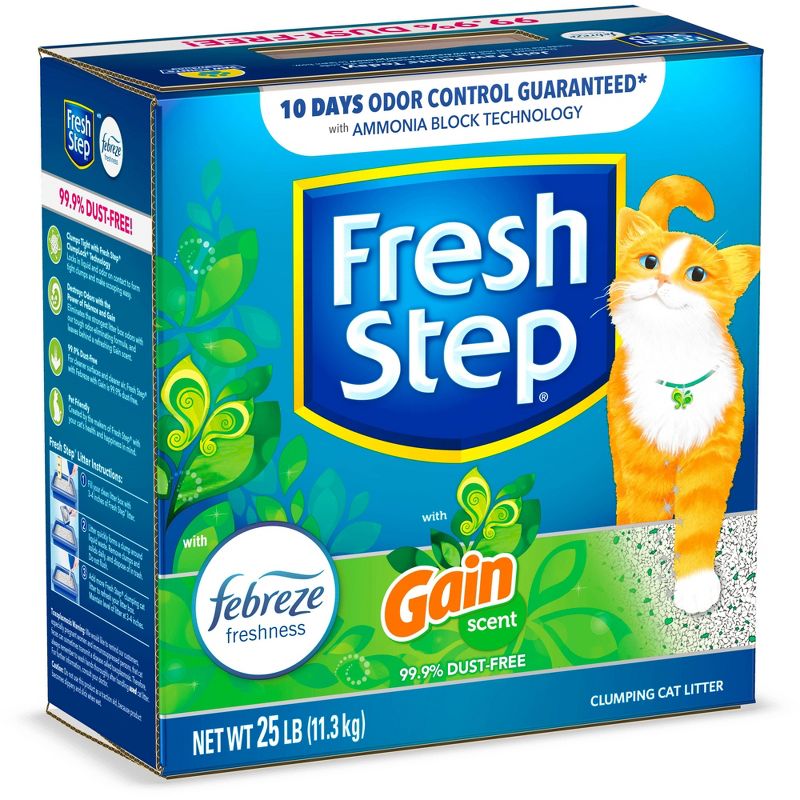 Fresh Step Febreze and Gain Cat Litter - 25lb