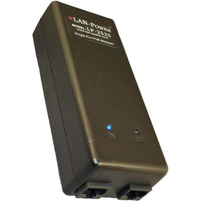 LP-2535 LAN POWER 1-PORT POE+ MID INJECTOR 35W