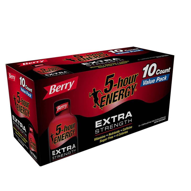 5 Hour Energy Extra Strength Shot - Berry - 10pk