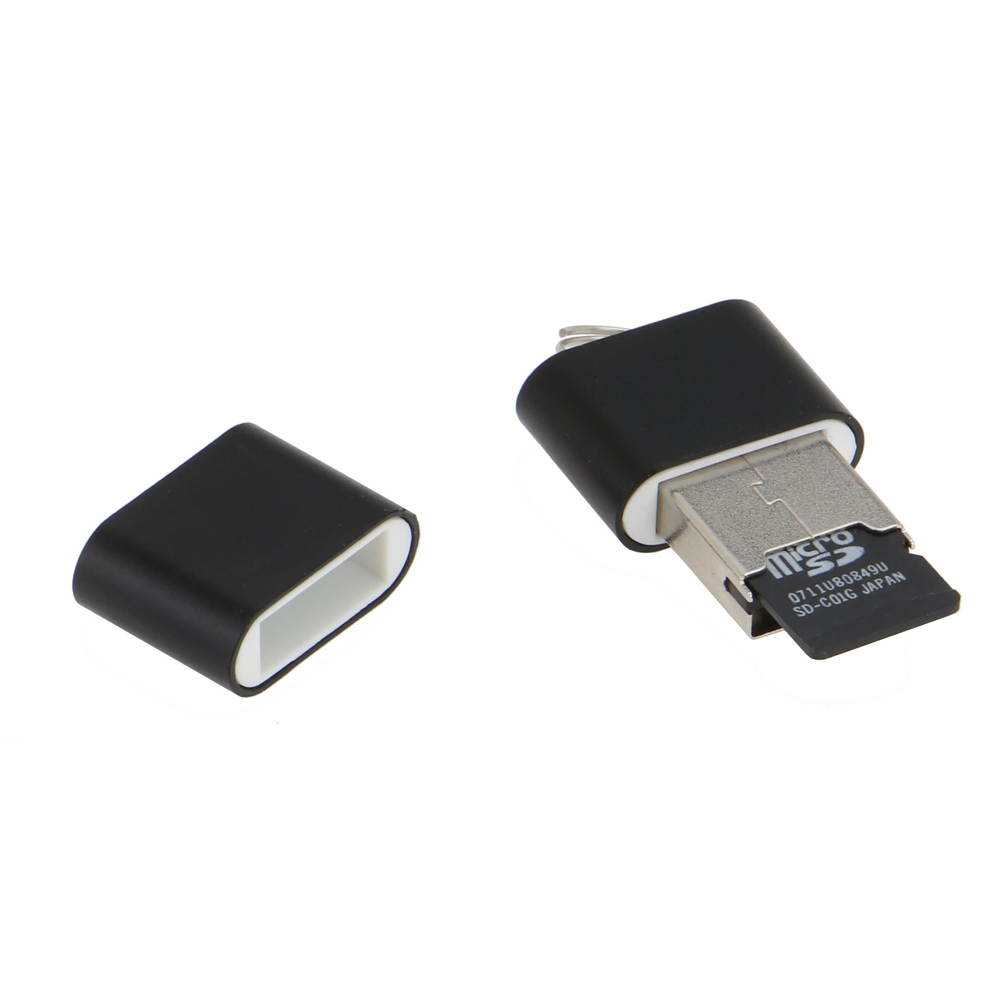 SEDNA - USB 2.0 Super Small size  Micro SD / T-Flash Memory Card Reader ( 2 pieces pack )