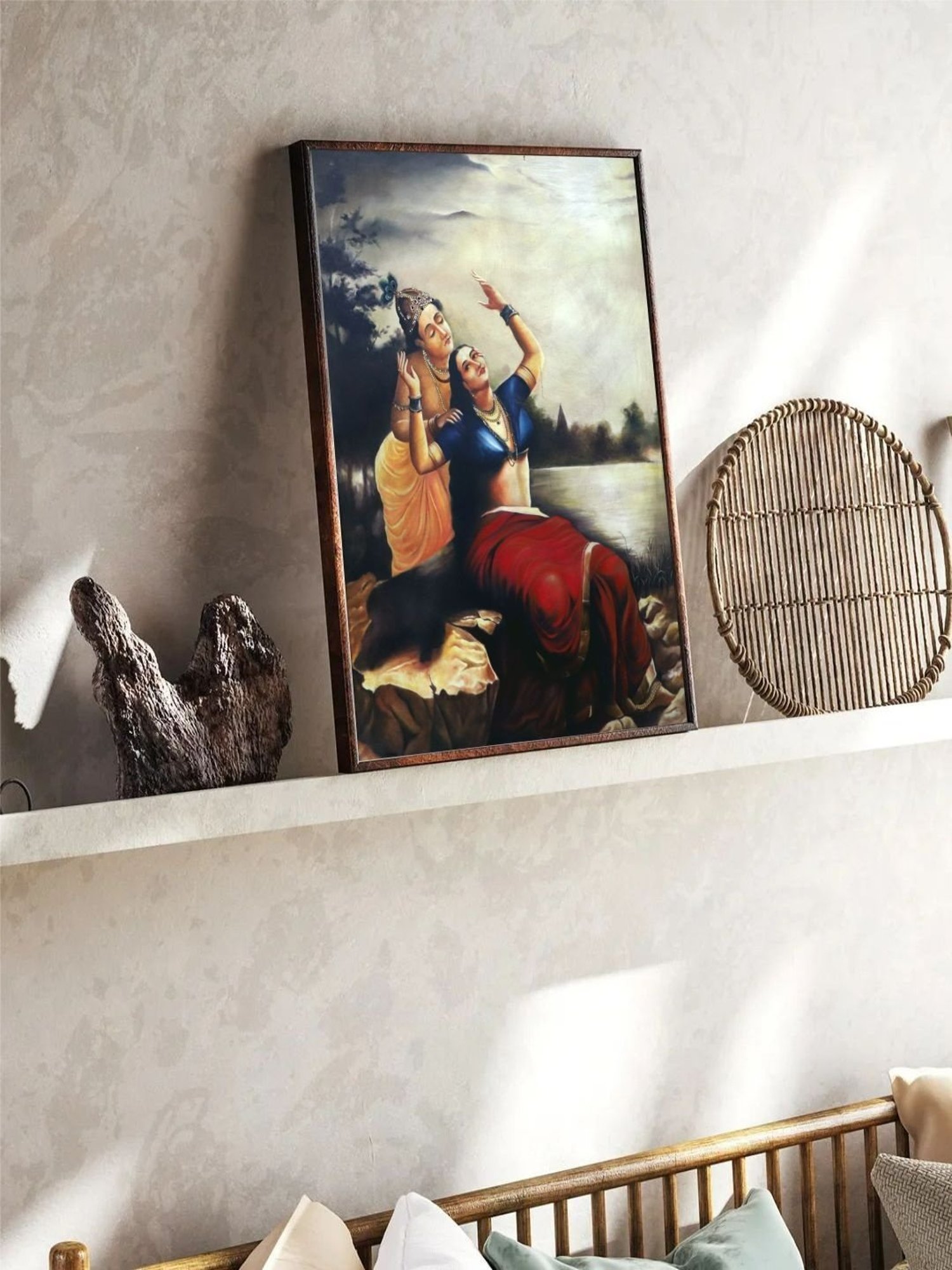 The Art House Abstract Multicolor Canvas Painting