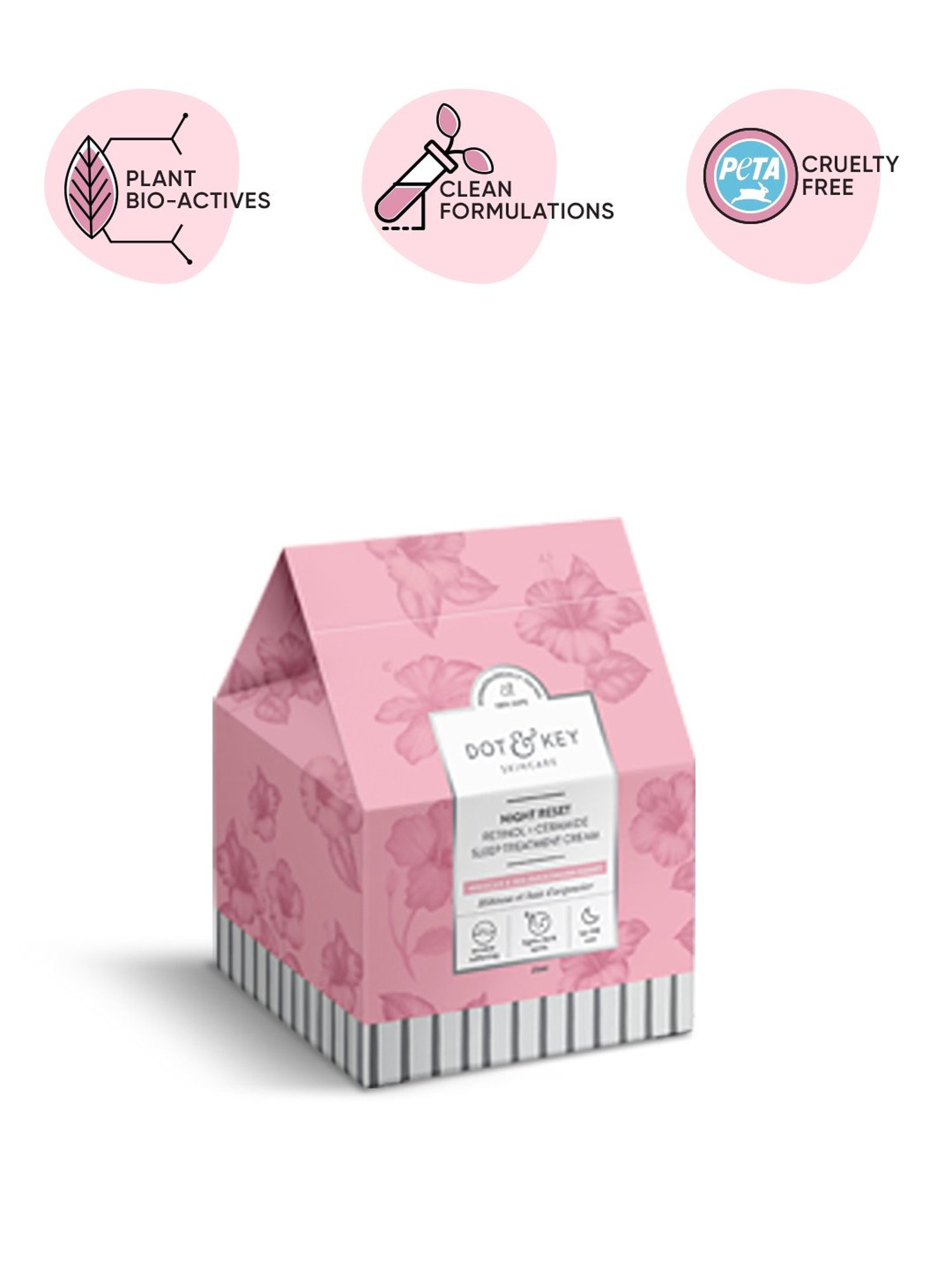 Dot & Key Pink Night Reset Retinol with Ceramide Cream - 25 ml