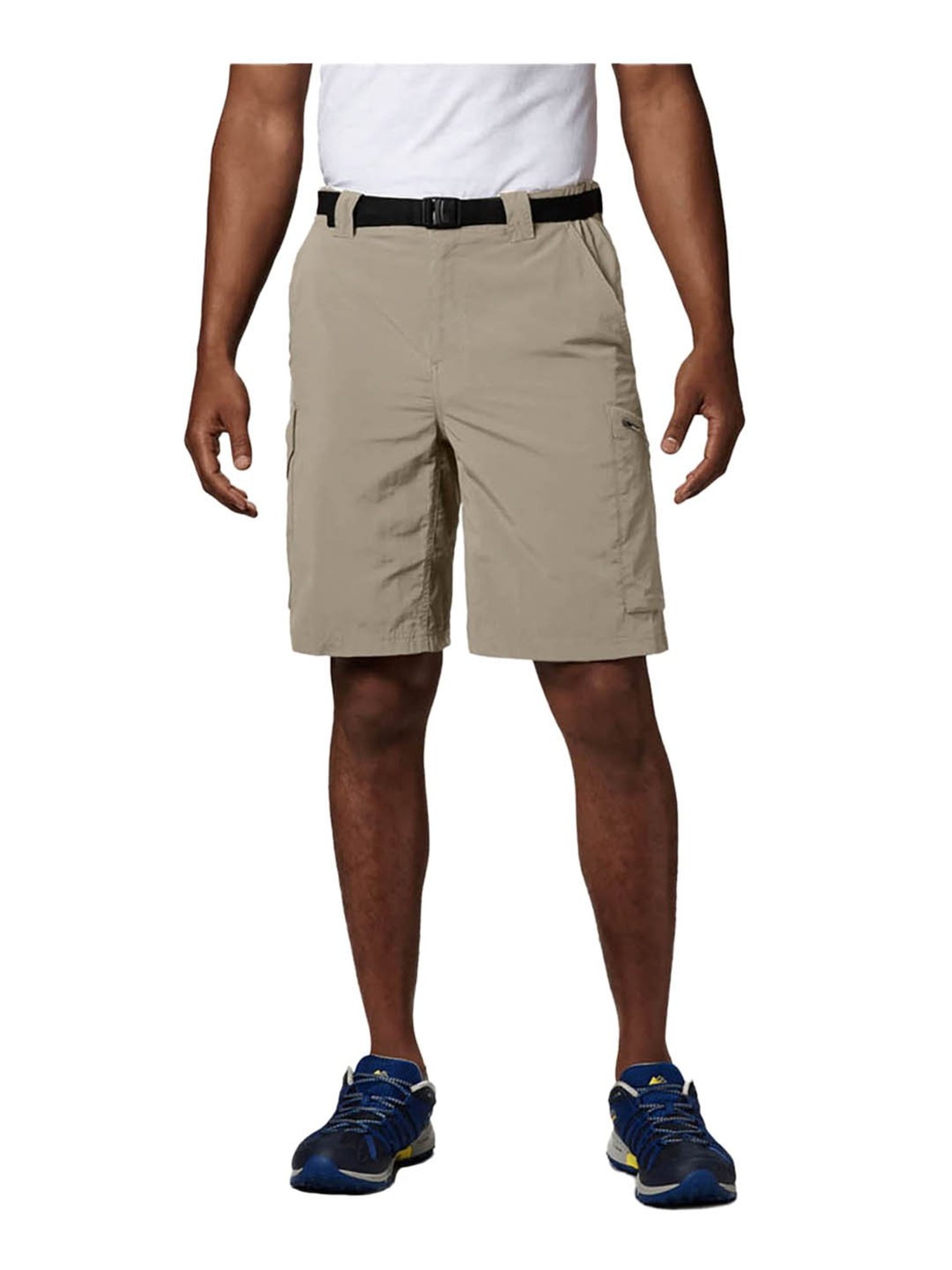 Columbia Men Off-White Silver Ridge Cargo Shorts