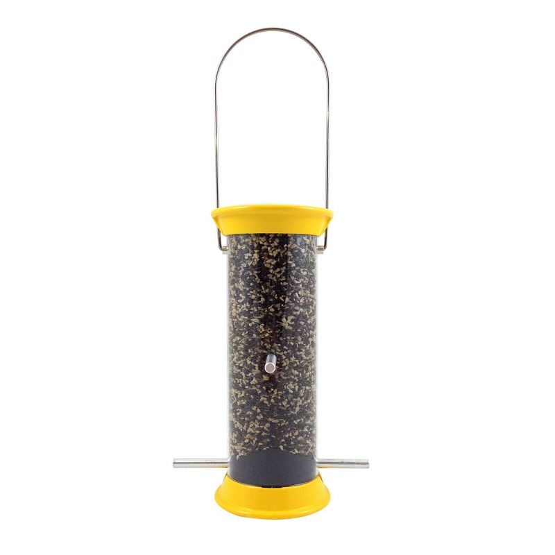 Droll Yankees New Generation 8" Finch Flocker Feeder - Yellow