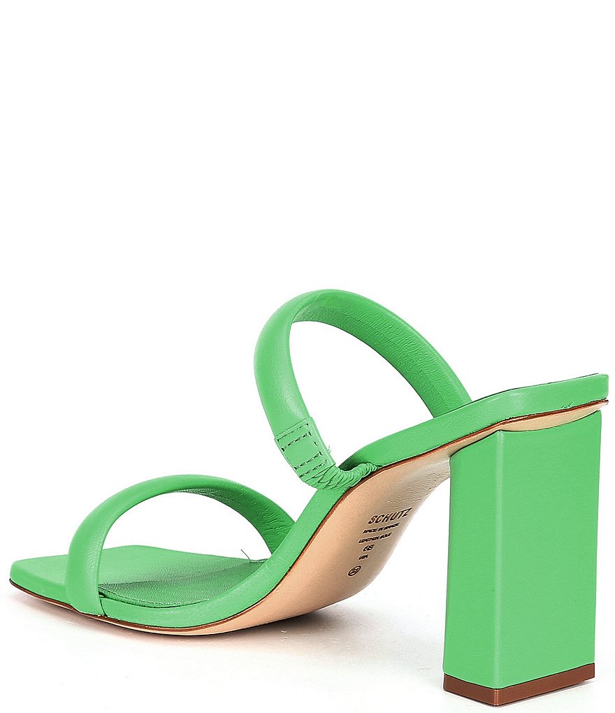 Schutz Ully Leather Slip-On Sandals