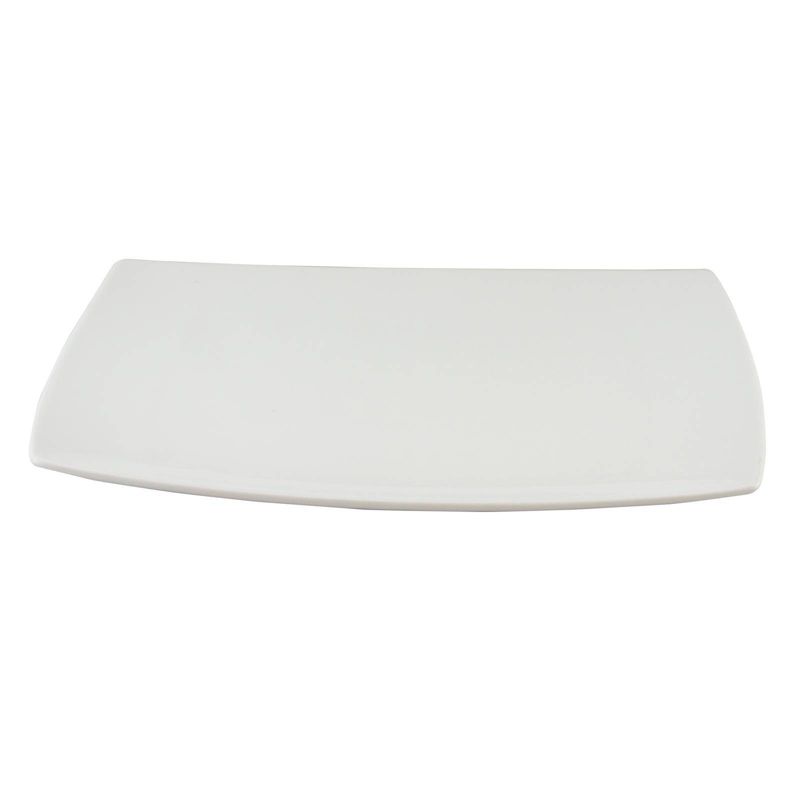 Gibson Home 18" x 24" Ceramic Gracious Rectangular Serving Platter