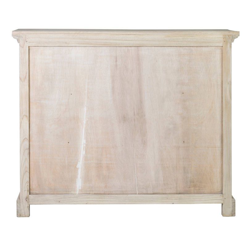 Naples Side Board White/Dark Brown - Chique