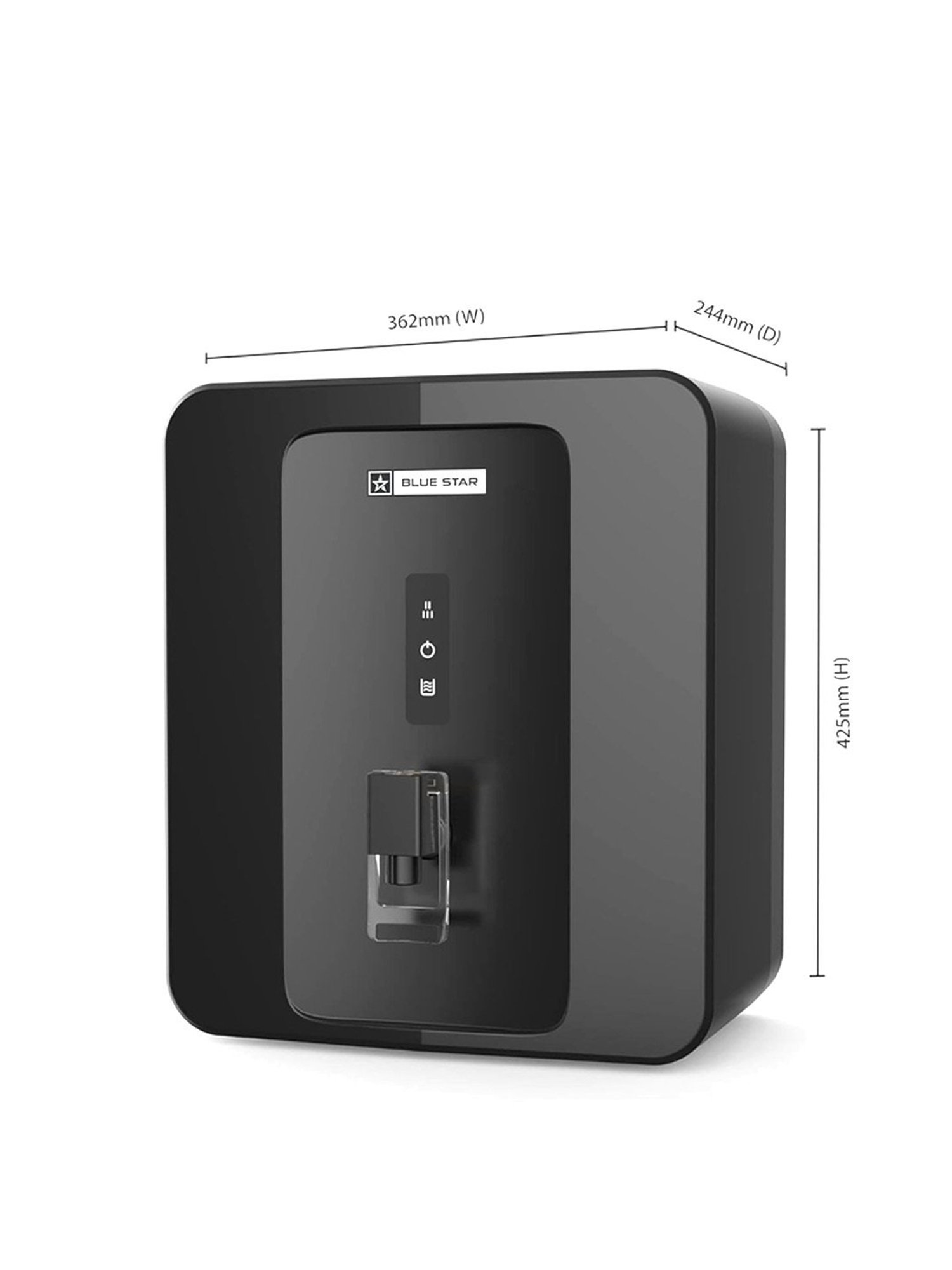 Blue Star Excelle Water Purifier 6L with RO+UV (Black)