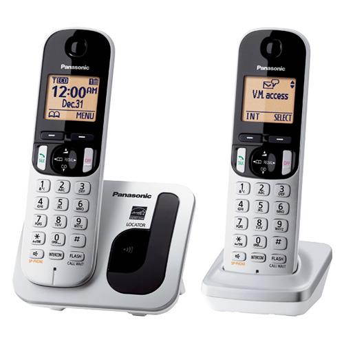 CL82257 DECT 60 Expandable Cordless Phone with Answering System and 2 Handset Rose Gold