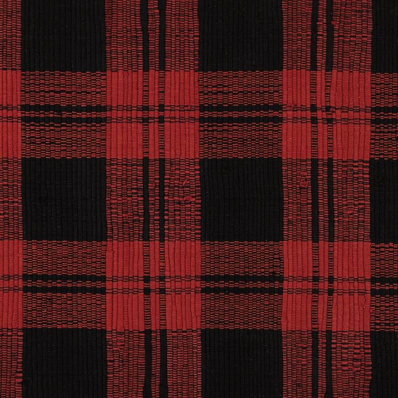 2'x3' Rectangle Hand Made Woven Cotton Accent Rug Red - Park Designs