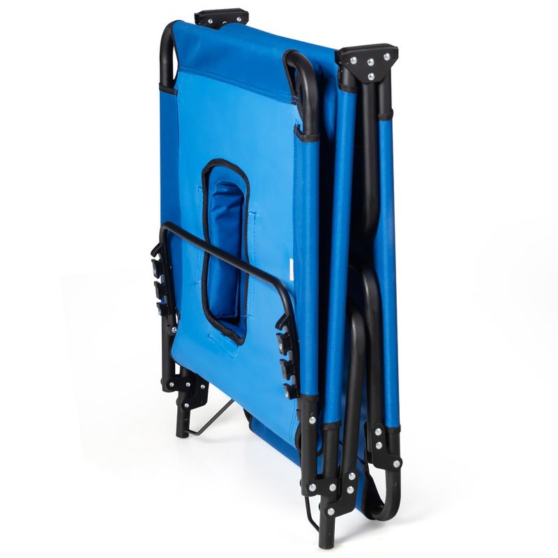 Costway Folding Chaise Lounge Chair Adjustable Outdoor Patio Beach Camping Recliner