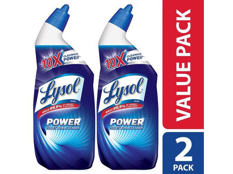 Lysol Toilet Bowl Cleaner - Power Twin Pack - 24oz/2pk