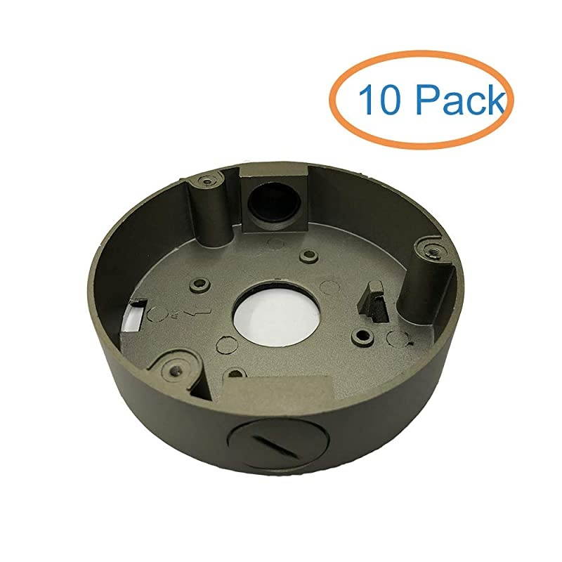 Junction Box/Mounting Base Hikvision Turret Camera DS-2CD23x2 (10 Pack, Gray)