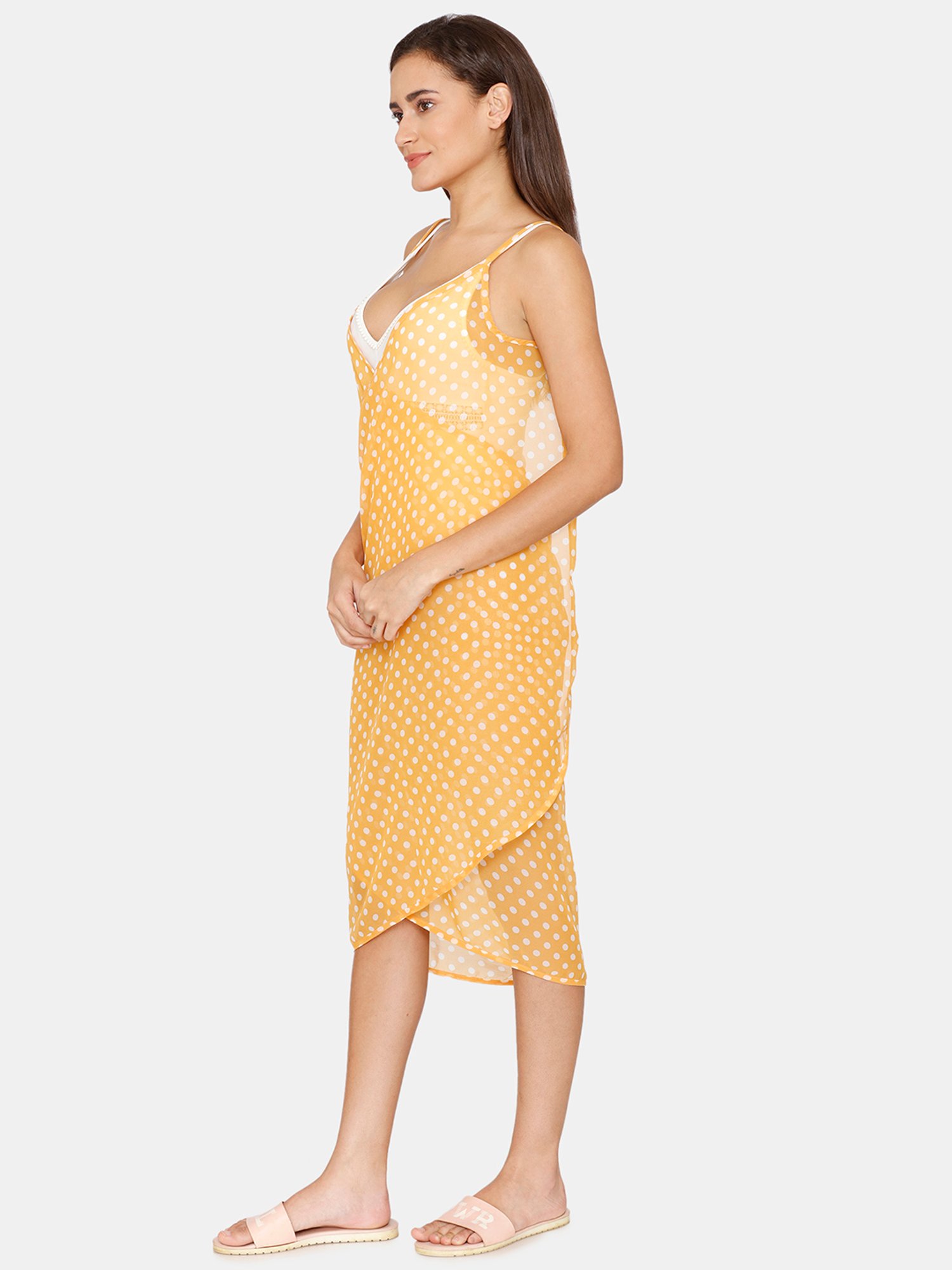 Coucou by Zivame Yellow Printed Sarong