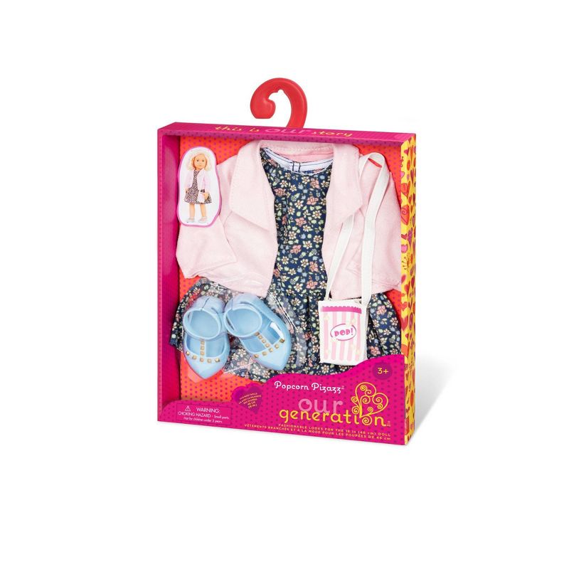 Our Generation Popcorn Purse Fashion Outfit for 18" Dolls