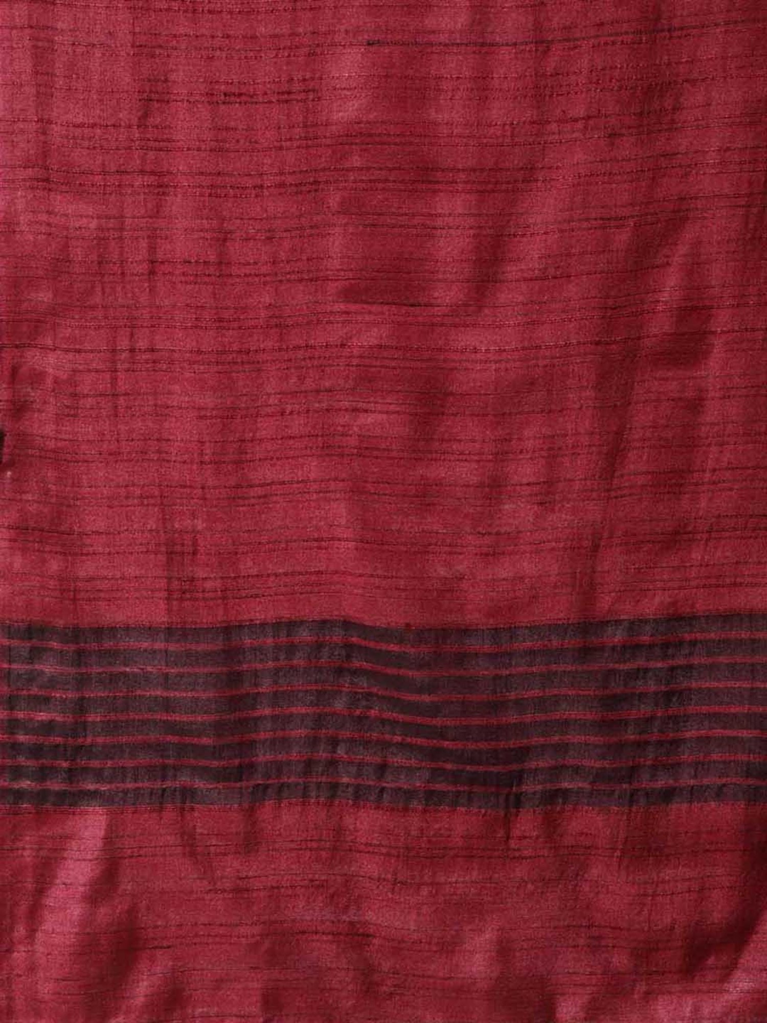Fabindia Maroon Self Design Stole