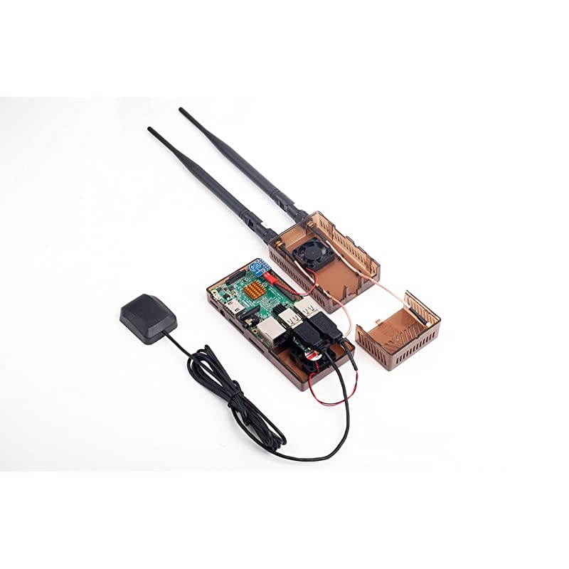 V2 Tint Case Dual Fans for Stratux ADS-B Kit Fits AHRS Module and GPYes