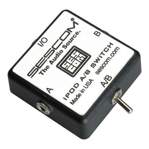 Sescom SES-IPOD-AB iPod Stereo Audio MP3 FLAC WMA Player A/B Switch 3.5mm (1/8)