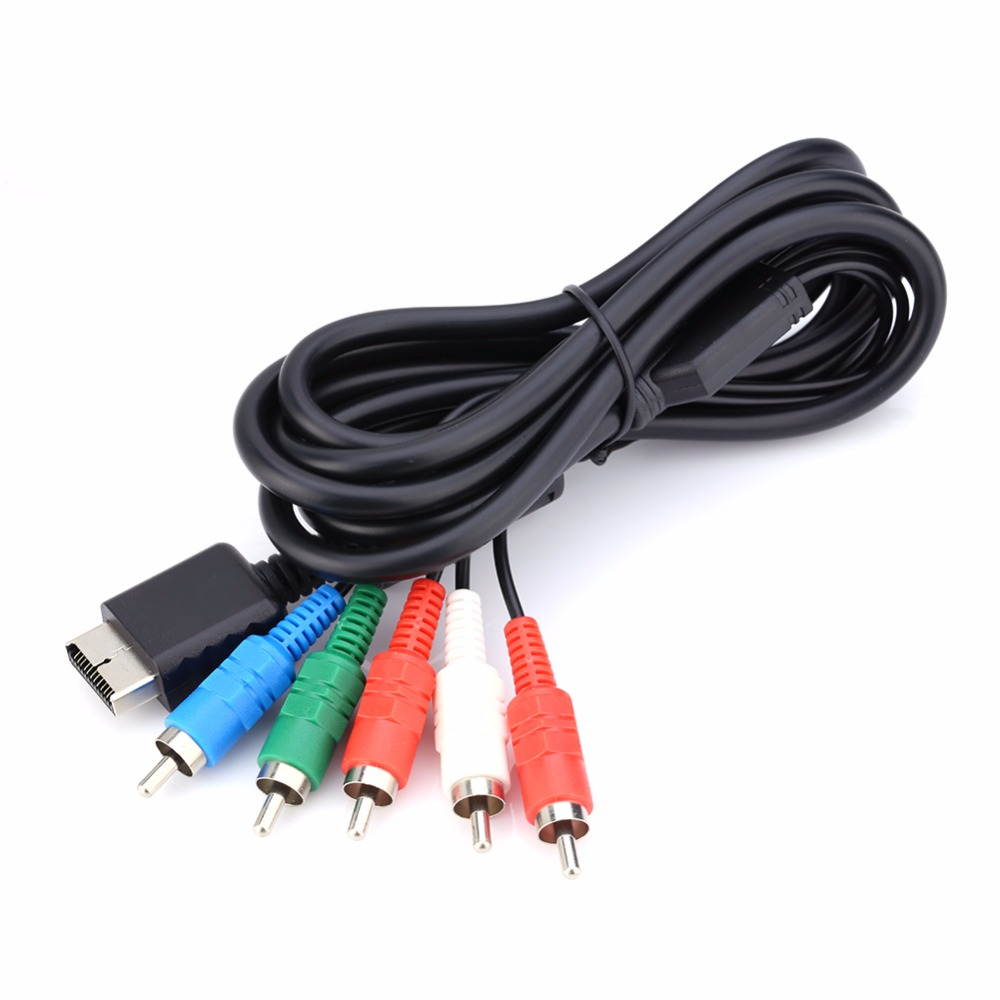 AV Multi Out to Component Video/Audio Cable Cord For Sony Playstation PS2 PS3 Male to Male