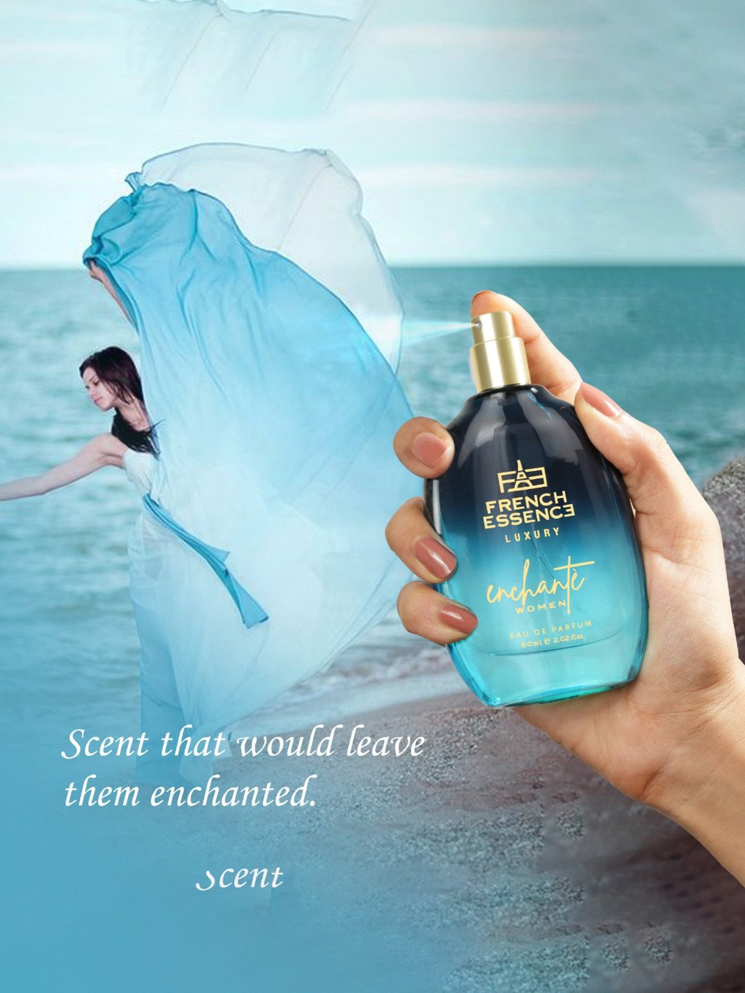 French Essence Luxury Enchante Eau de Parfum for Women - 60 ml