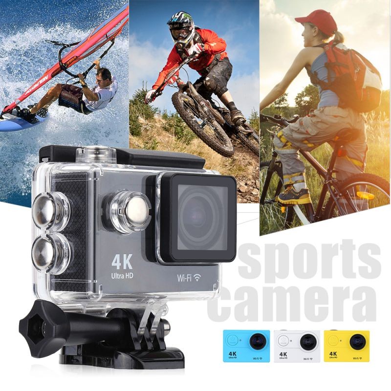H9SE Full HD 4K(3840*2160) Ultra HD Wifi 30M Waterproof 2.0" 1080p 60fps12MP Sports Action Camera DV 155&deg; Wide Angle Lens
