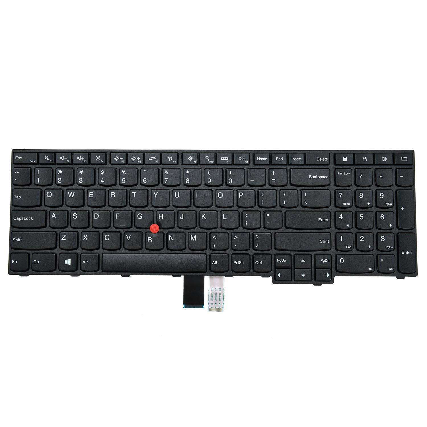 AUTENS Replacement US Keyboard for Lenovo ThinkPad E550 E550c E555 E560 E565 Laptop No Backlight