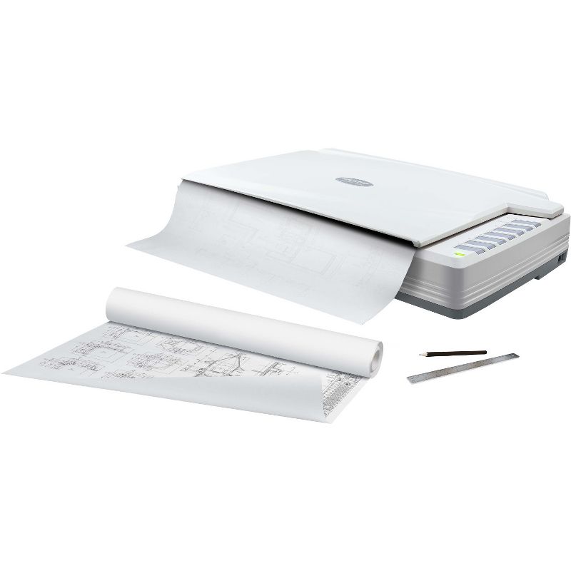 Plustek OpticPro A320L Large Format Flatbed Scanner - 1600 dpi Optical - 48-bit Color - 8-bit Grayscale - USB