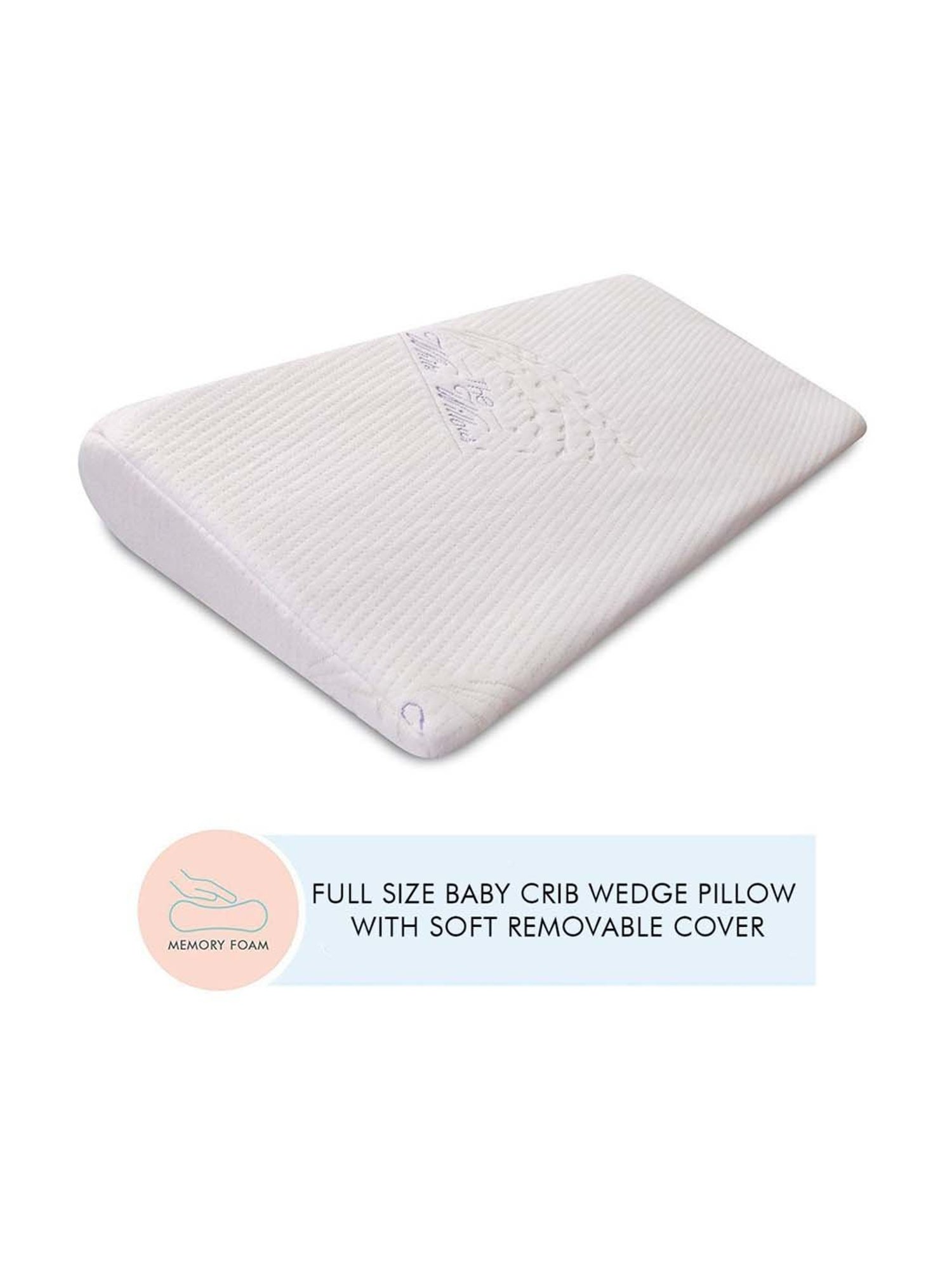 The White Willow White Full Wedge Pillow - Set of 1