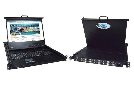 NTI RACKMUX-4K17-N-4HD4K Rackmount 4K KVM Drawer with 4K HDMI USB KVM Switch, 4-port w/2-Yr Warranty