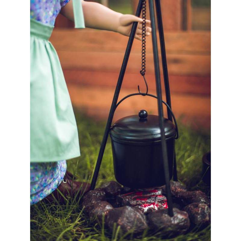 The Queen's Treasures Little House on the Prairie 18" Doll Accessory Camp Cooking Set