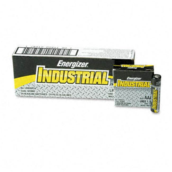 Eveready EN92 Industrial Alkaline Batteries  AAA  24 Pack