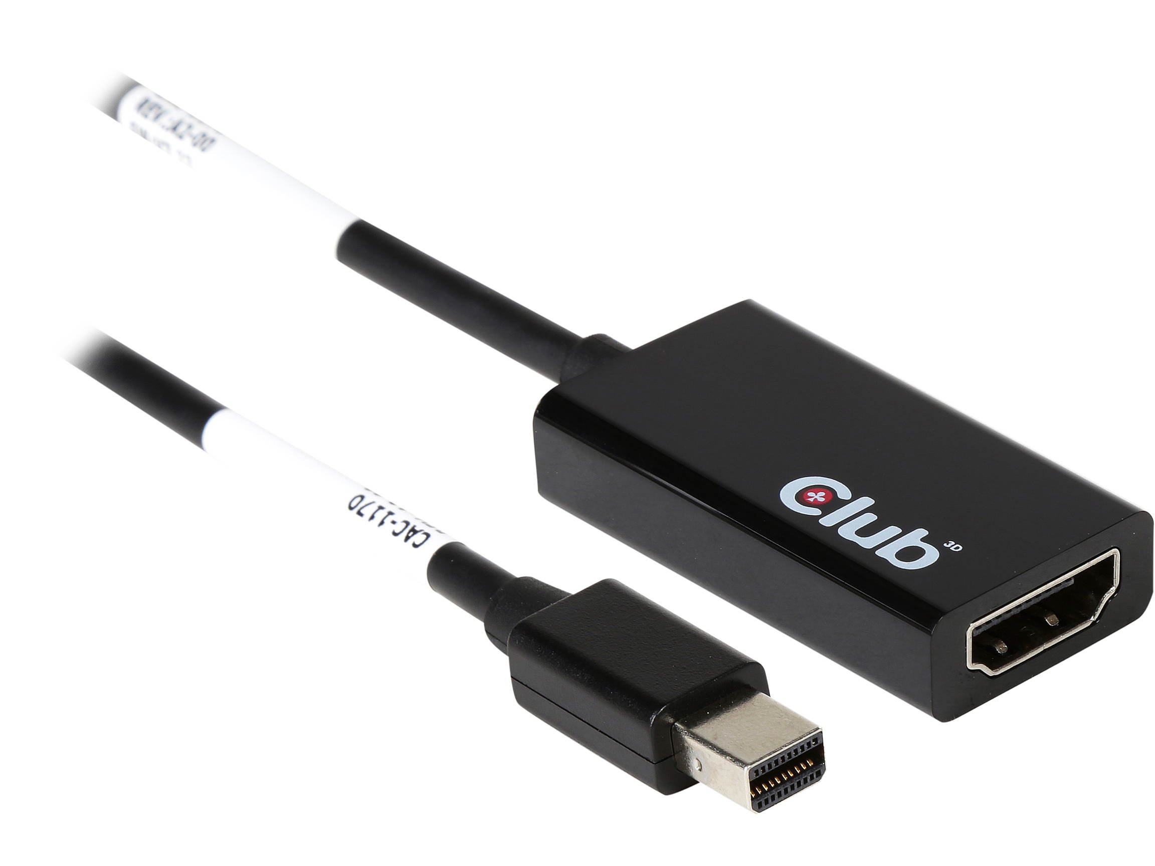 Club3D CAC-1170 Mini DislayPort 1.2 to HDMI 2.0 UHD Active Adapter