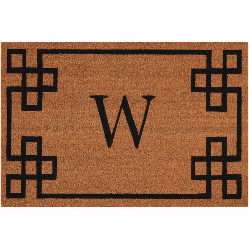 Nourison Elegant Entry "W" Natural Doormat EECMW 2' x 3'