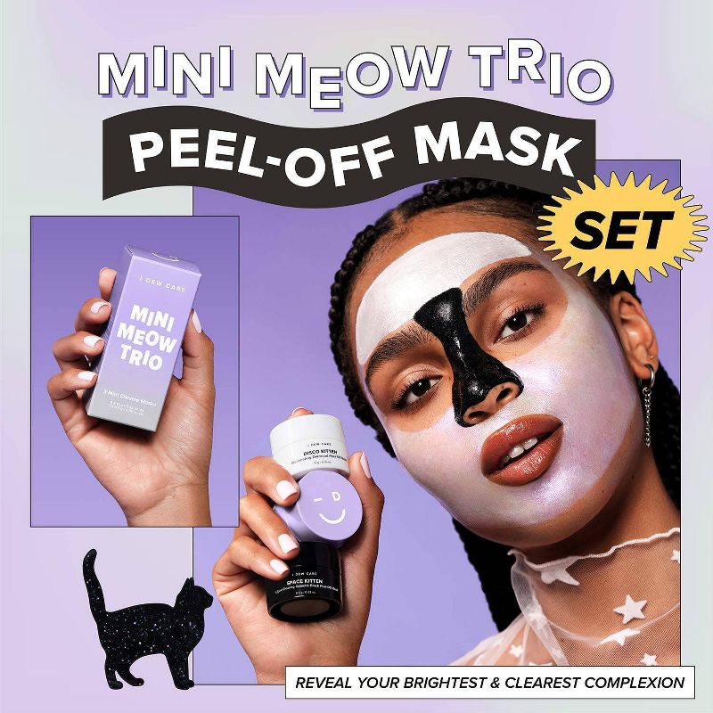 I DEW CARE Mini Meow Peel-Off Mask Trio - 3ct