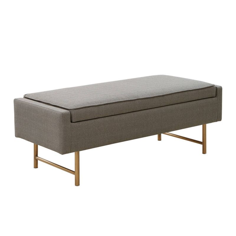 Juneau Demilune Accent Bench Brown - Treasure Trove Accents