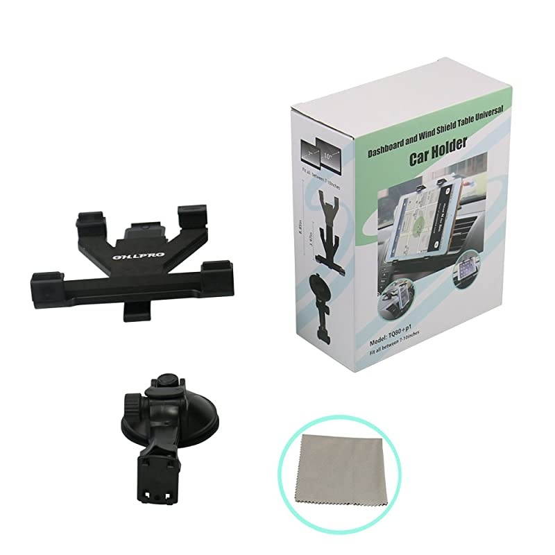 Car Tablet Mount HolderDash Tablet Holder for Car Windshield Dashboard Universal 360 Degree Rotation for iPad Mini 4321Samsung Galaxy Size7897105 inch TPU Suction Cup Viscosity Mount