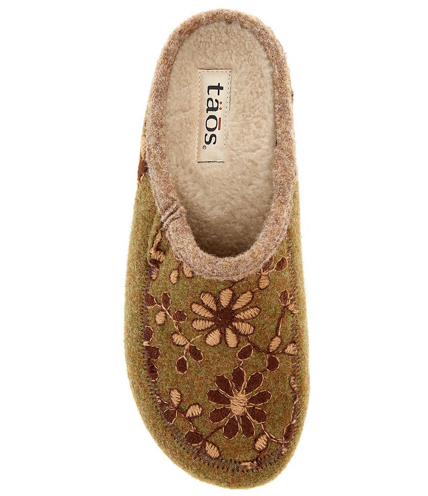 Taos Footwear Woolderness 2 Wool Cork Wedge Clogs
