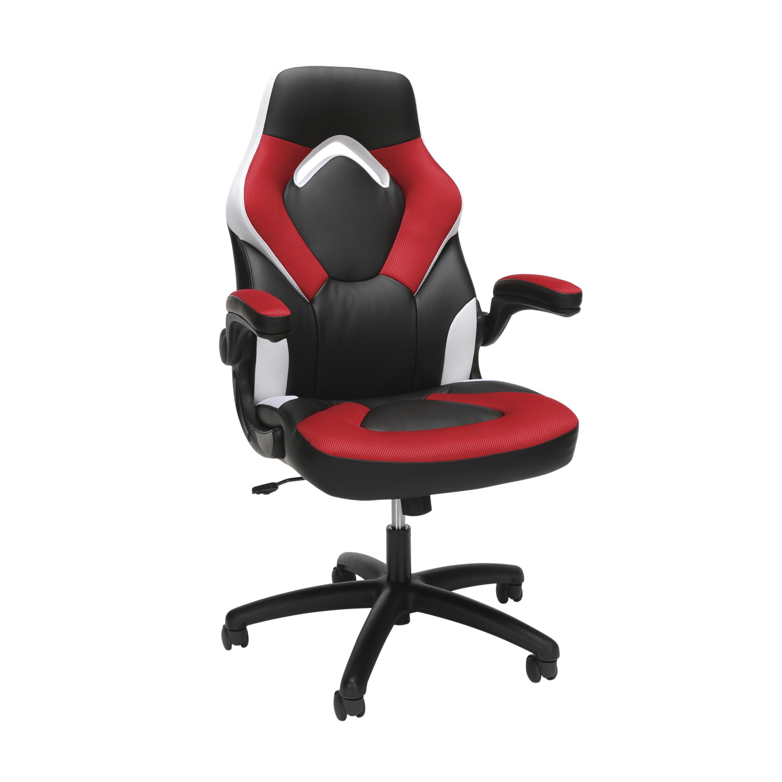 Gaming Chair, Racing Style Computer Desk Chair Padded Armrests Ergonomic Lumbar Support Adjustable Height