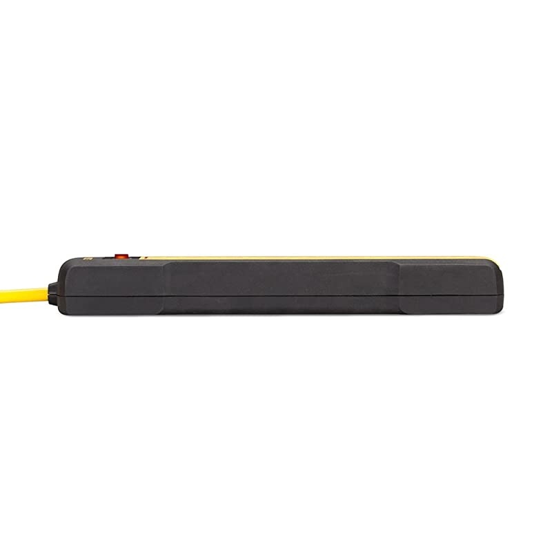 36003 Pro Heavy Duty Surge Strip, Black/Yellow