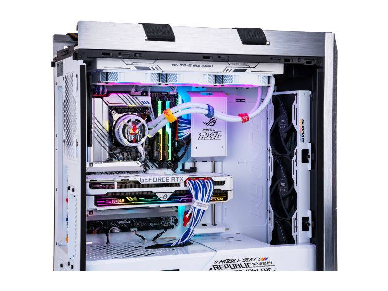 ABS ROG Gundam Limited Edition Gaming PC - Intel i9 11900K - STRIX Gundam GeForce RTX 3080 - G.Skill 32GB 3200MHz - 2TB Intel M.2 - STRIX Gundam 360MM AIO - Windows 10 Pro 64-bit