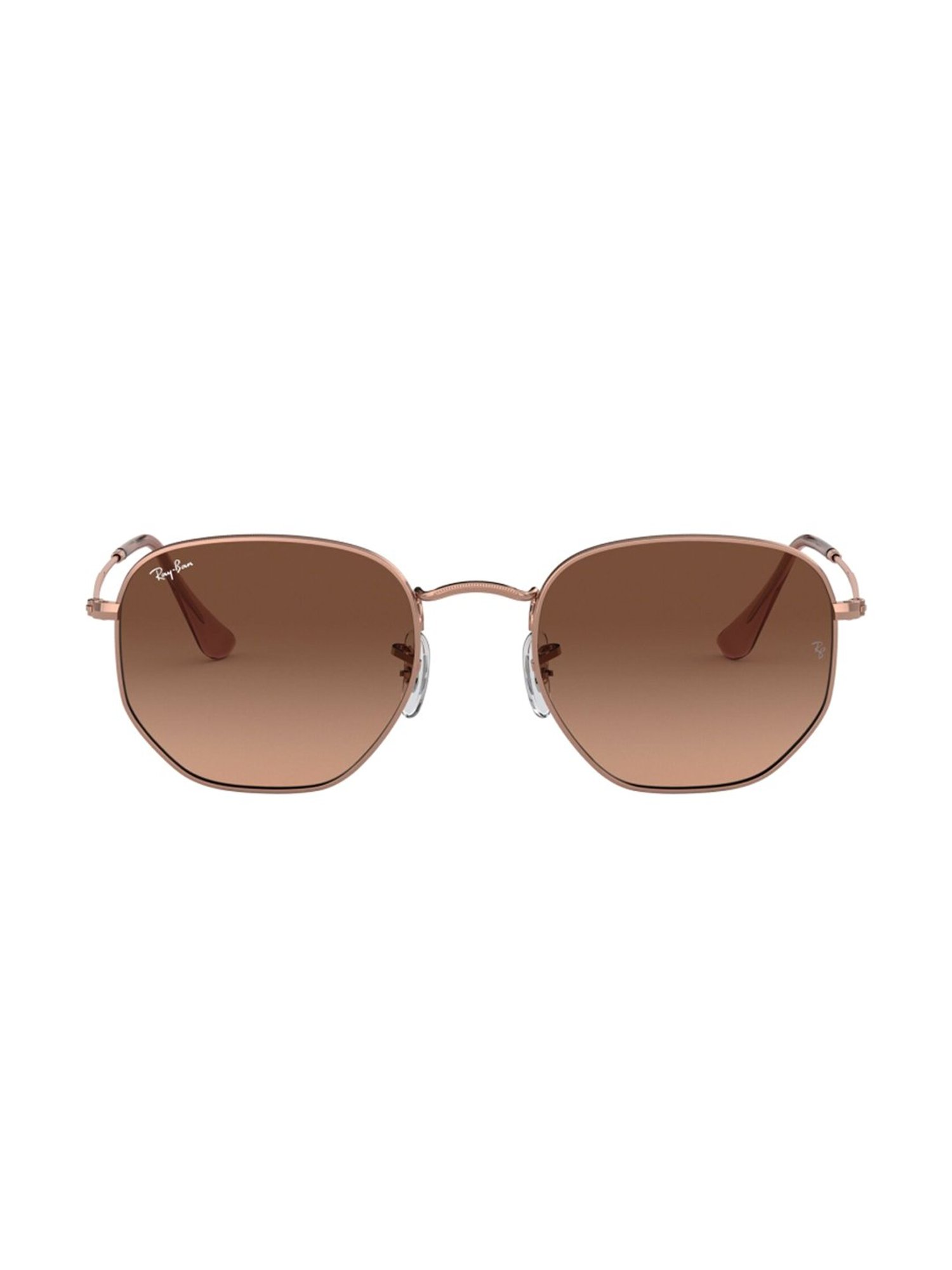 RAY-BAN Unisex Gradient Brown Lens Irregular Sunglasses - 0RB3548N9069A551