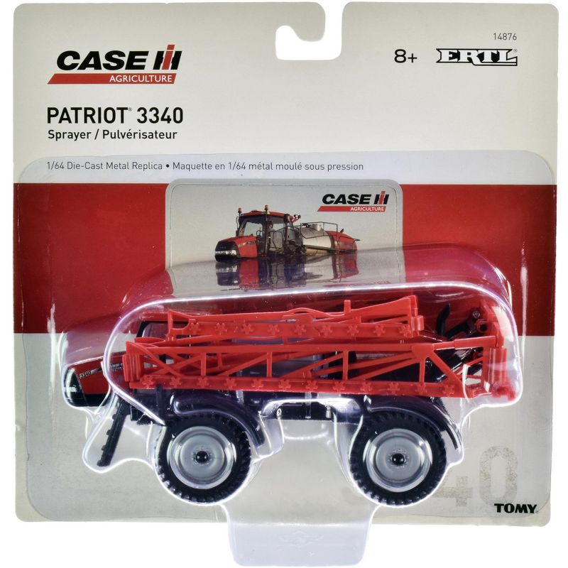Case IH Patriot 3340 Sprayer Red "Case IH Agriculture" 1/64 Diecast Model by ERTL TOMY