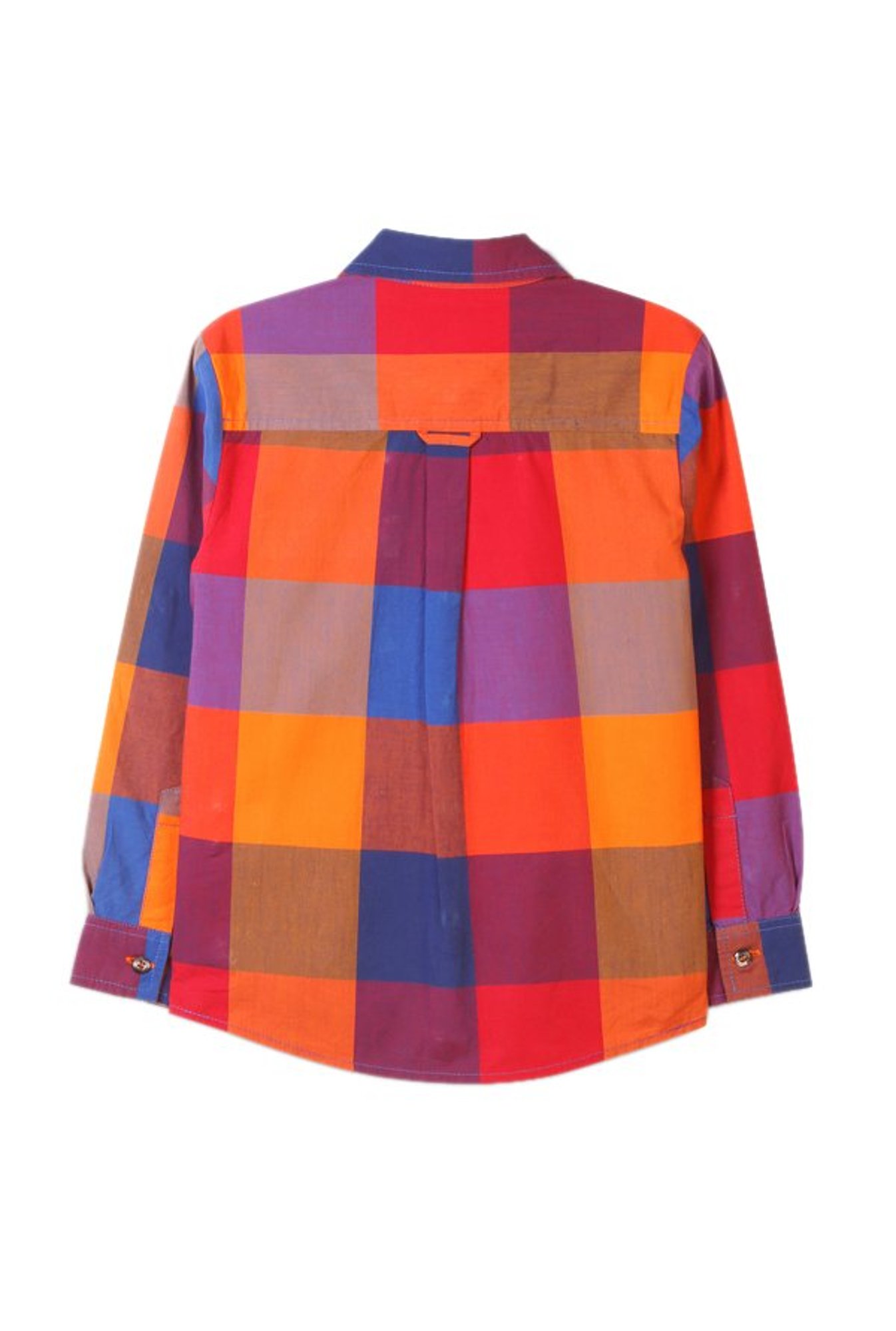 Cherry Crumble By Nitt Hyman Boys Multicolor Plaid Shirt